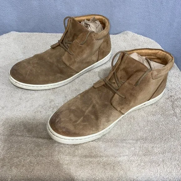 Born Brown Suede Chukka Boots Men’s 9.5M Leather Casual Comfort Ankle Shoes - Picture 4 of 7